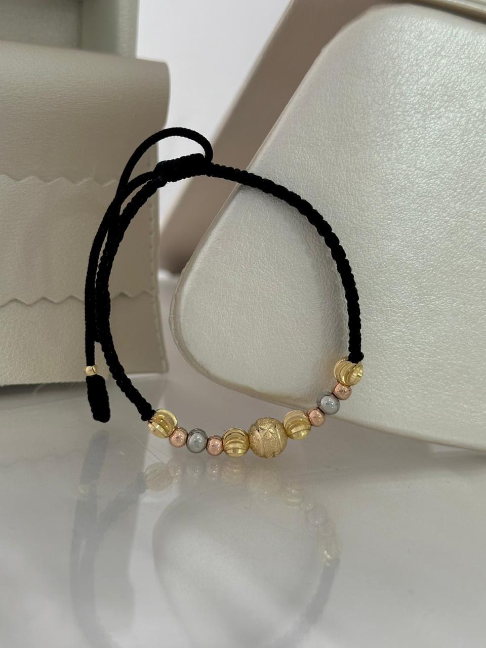 Pulsera Tejida 3 Oros