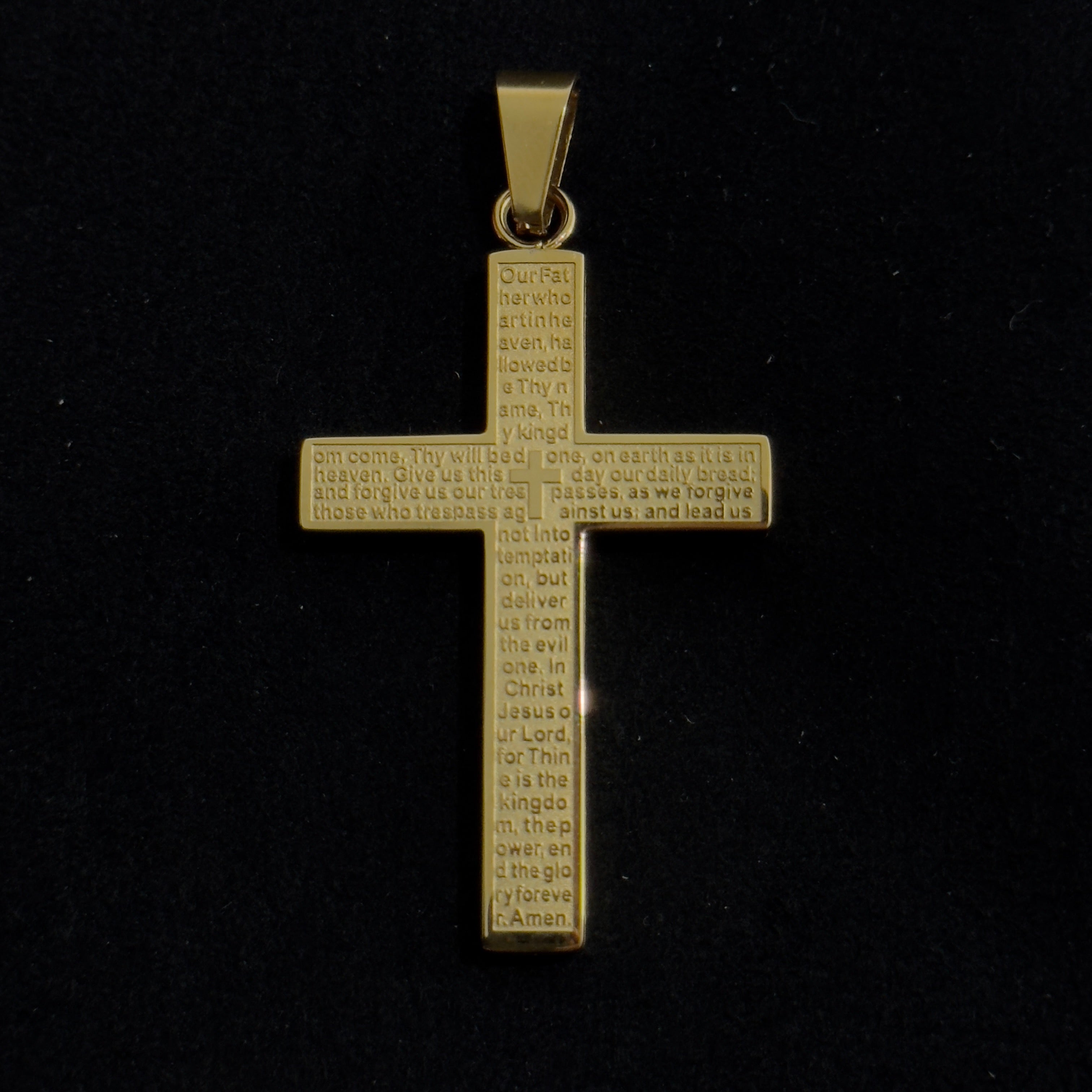 Dije Cruz Padre Nuestro