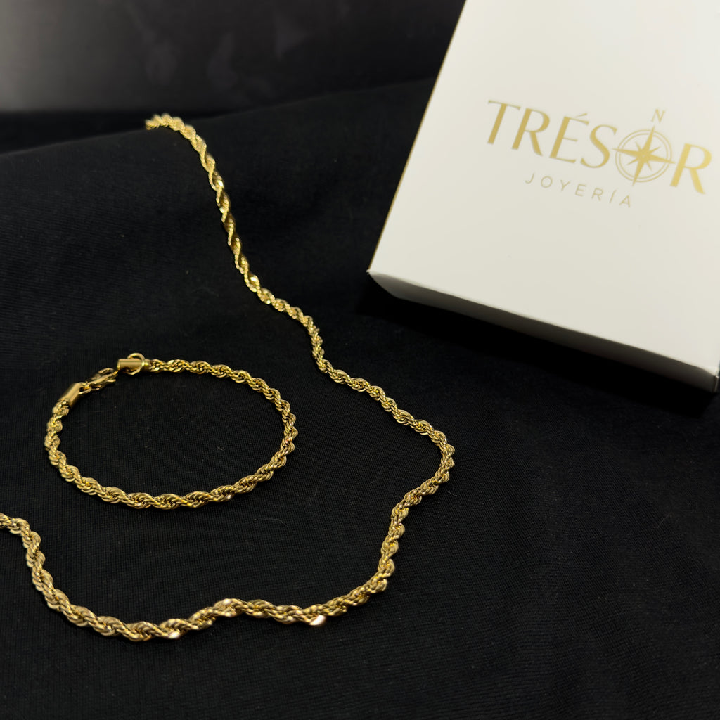 COMBO Pulsera + Cadena Lazo