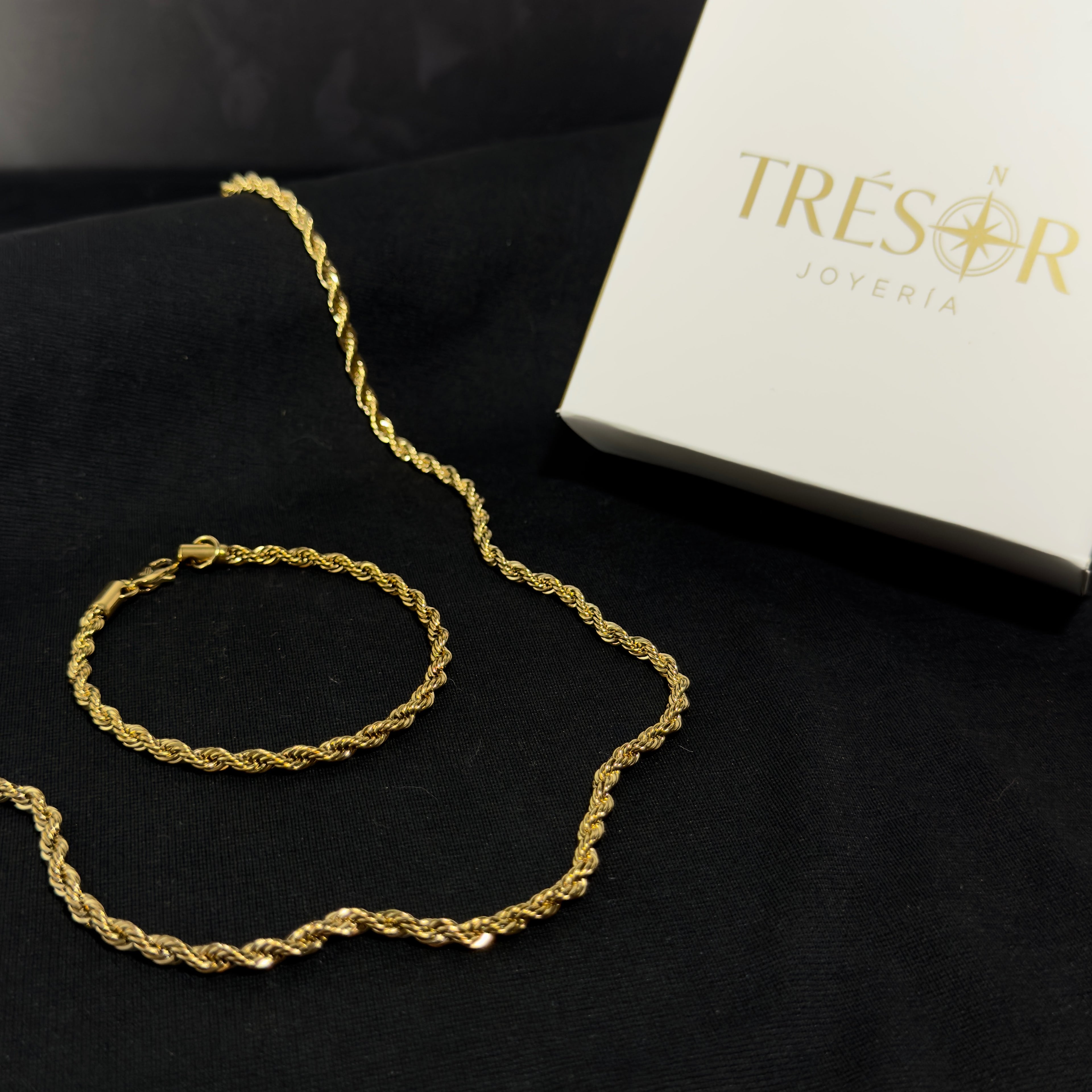 COMBO Pulsera + Cadena Lazo