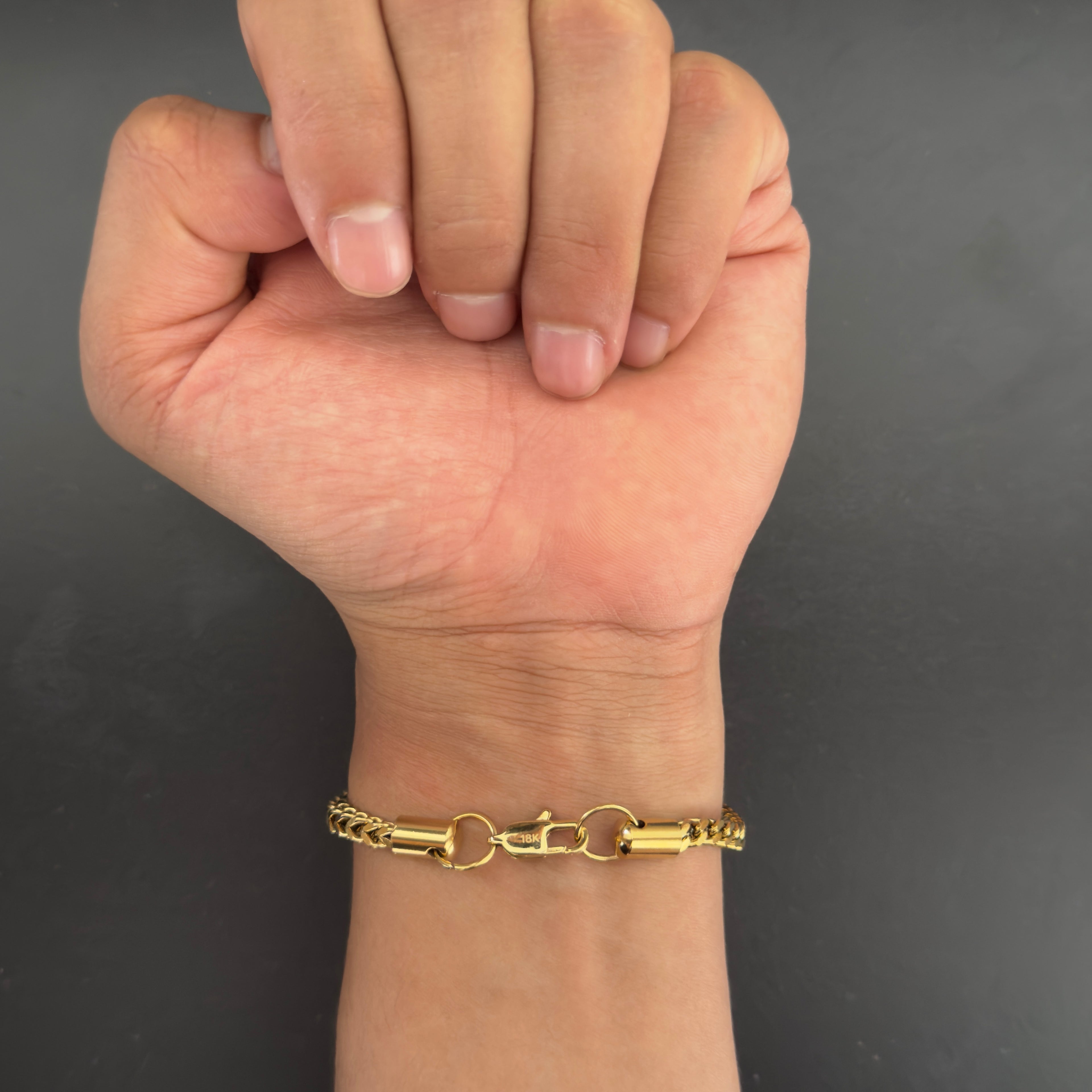 Pulsera Franco 4mm 20cm